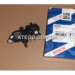 Реле регулятор генератора зі щітками Mercedes Atego (новий тип). MOBILETRON