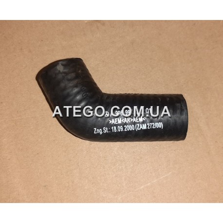 Патрубок маслопровода турбины Mercedes Atego 9069970382 (на 6-цилиндровый двигатель). Оригинал