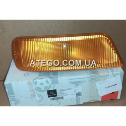 Покажчик повороту правий Mercedes Atego жовтий (до 2005 року, з патроном). Оригінал