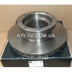 Задний тормозной диск Mercedes Atego 9704231112 (На 12 серию, на колеса 17,5). PETERS