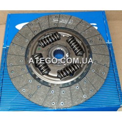 Диск зчеплення Mercedes Atego (362 мм, на 4 циліндровий двигун). SACHS