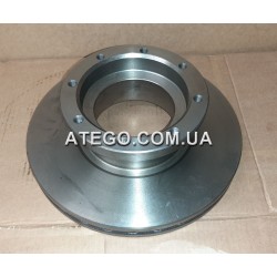 Задний тормозной диск Mercedes Atego 9704231112 (На 12 серию, на колеса 17,5). Польша