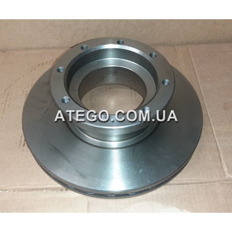 Задний тормозной диск Mercedes Atego 9704231112 (На 12 серию, на колеса 17,5). Польша