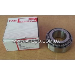 Зовнішній підшипник передньої ступиці Mercedes Atego (33207). FAG