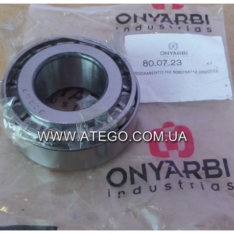 Зовнішній підшипник передньої ступиці Mercedes Atego (33207). ONYARBI