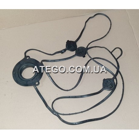 Прокладка клапанной крышки Mercedes Atego Euro6 нижняя 9360160980 (6 цилиндровый двигатель). ELRING
