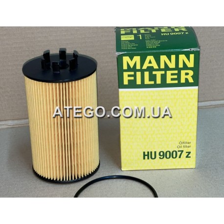 Масляный фильтр Мерседес Atego Euro6 (на 4-цилиндровый двигатель). MANN