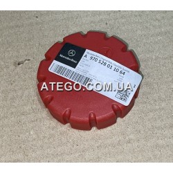 Пробка маслозаливної горловини масла Mercedes Atego 9705280110 (червона, на разширювальному бачку). Оригінал