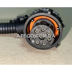 Вилка електрична заднього ліхтаря Mercedes (під фішку 27 мм, 7 контактів)