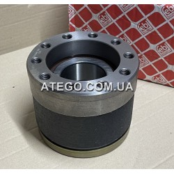 Передняя ступица Mercedes Atego (комплект с блок-подшипником, на колеса 17,5). FEBI