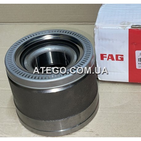 Передня ступиця Mercedes Atego (комплект з блок-підшипником, на колеса 17,5). FAG