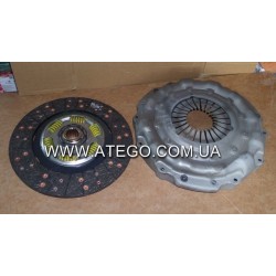 Комплект сцепления Mercedes Atego (362 мм, корзина + диск сцепления). VALEO