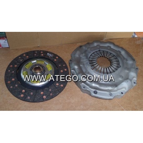 Комплект зчеплення Mercedes Atego (362 мм, корзина + диск зчеплення). VALEO