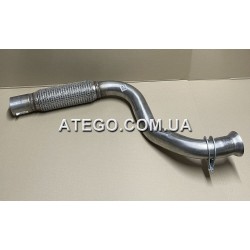 Прийомна вихлопна труба Mercedes Atego EURO 4/5 9704901619 (на 4-циліндровий двигун). Туреччина