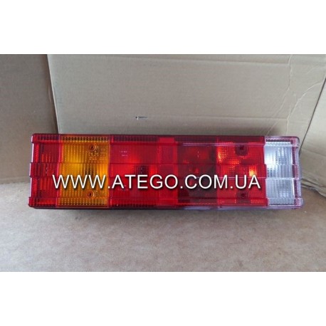 Фонарь задний Mercedes Atego с рифленым стеклом (под фишку). SERTPLAST