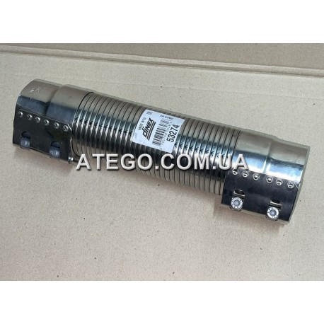 Гофра вихлопної системи Mercedes Atego (на 4-циліндровий двигун, 75 мм). DINEX Premium