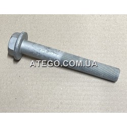 Нижний болт заднего амортизатора Mercedes Atego (M20x140, колеса 19,5, пневмоподвеска). Оригинал