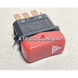 Кнопка аварийной остановки Mercedes Atego 0075453824 (8 контактов). Оригинал