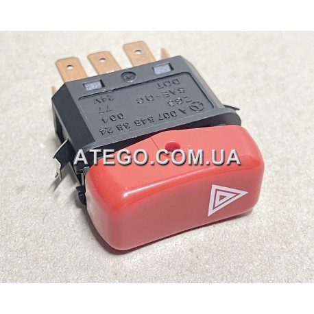 Кнопка аварийной остановки Mercedes Atego 0075453824 (8 контактов). Оригинал