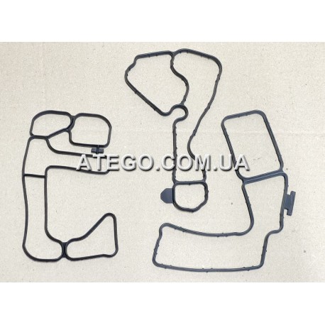 Комплект прокладок радиатора теплообменника Mercedes Atego Euro6. Elring