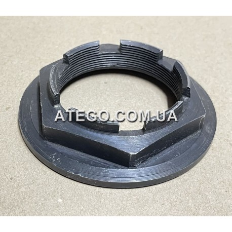 Гайка передней ступицы Mercedes Atego на колеса 19,5 9753320072 (Резьба – M65). Китай