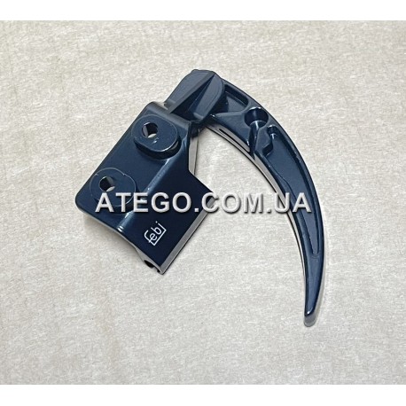 Черная ручка замка опускания кабины Mercedes Atego (металлическая). FEBI