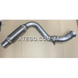 Приемная выхлопная труба Mercedes Atego EURO 5 9704901919 (на 4-цилиндровый двигатель OM924LA). VANSTAR