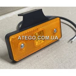 Габарит боковий Mercedes Atego жовтий (110x41). MEGA