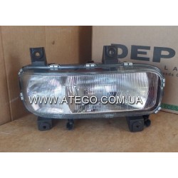 Фара права Mercedes Atego (з ручним керуванням, з рифленим склом). DEPO