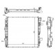 Радіатор охолодження Mercedes Atego 9705000503. NISSENS