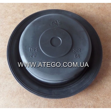 Мембрана заднего энергоаккумулятора Mercedes Atego (тип 20, с перегибом).