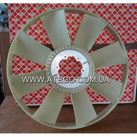 Крыльчатка вентилятора Mercedes Atego 9062050406 (8 лопастей). FEBI