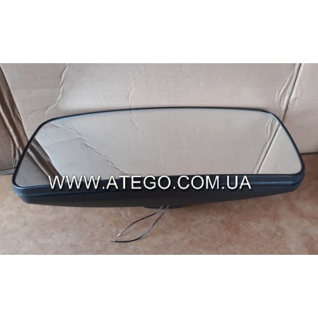 Основное зеркало Mercedes Atego с подогревом и ручным управлением (380*170, до 2005 года). MEGA