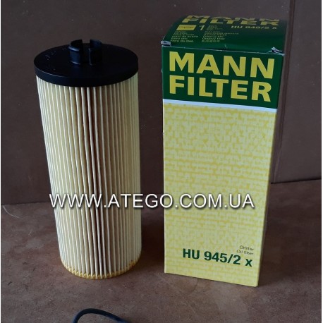 Масляний фільтр Mercedes Atego високий. MANN FILTER