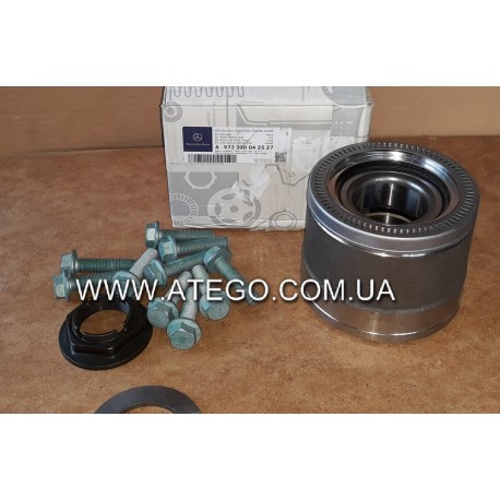 Передня ступиця Mercedes Atego (комплект з підшипником, на колеса 17,5). MB OE