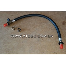 Передний тормозной шланг Mercedes Atego на колеса 19,5  (с гайками). MB OE