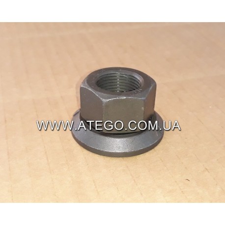 Гайка колесная Mercedes Atego на колеса 19,5 с юбкой (M20*1,5 под ключ 30). FEBI