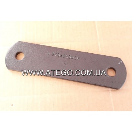 Пластина крепления передней рессоры Mercedes Atego 9703250020 (Серьга, под болт М16). Оригинал