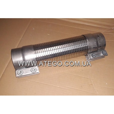 Гофра глушителя Mercedes Atego с хомутами (75 мм, на 4-цилиндровый двигатель). Оригинал