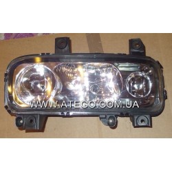 Фара левая Mercedes Atego II (с ручным управлением,). MEGA