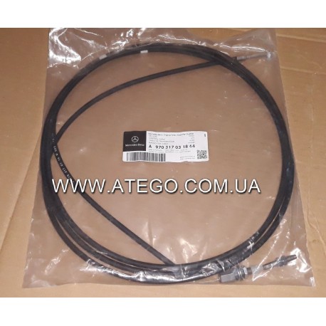 Трос расфиксации кабины Mercedes Atego 9703170318 (L-3370mm). Оригинал