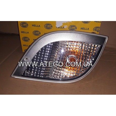 Покажчик повороту лівий MERCEDES Atego II білий. HELLA