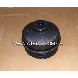 Крышка корпуса масляного фильтра Mercedes Atego (на 4 цилиндровый двигатель). Оригинал