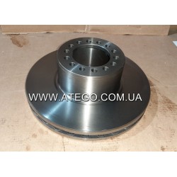 Передній гальмівний диск Mercedes Atego (на колеса 19,5). TEMPLIN