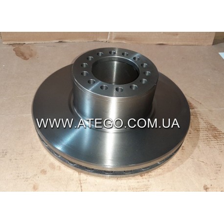 Передній гальмівний диск Mercedes Atego (на колеса 19,5). TEMPLIN