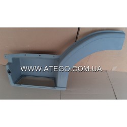 Подножка левая Mercedes Atego (на 1 ступеньку). Китай