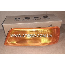 Покажчик повороту лівий MERCEDES Atego жовтий (до 2005 року). DEPO