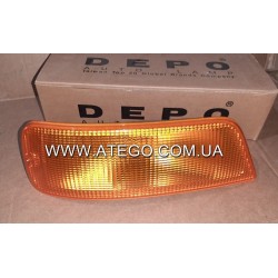 Покажчик повороту правий MERCEDES Atego жовтий (до 2005 року). DEPO
