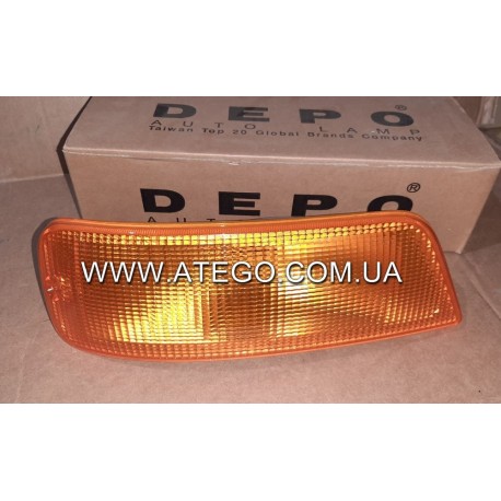 Покажчик повороту правий MERCEDES Atego жовтий (до 2005 року). DEPO