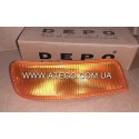 Покажчик повороту правий Mercedes Atego жовтий (до 2005 року, без патрона). DEPO